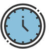 The Best Time is Now Icon - generic analog, round clock